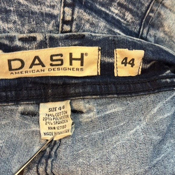 Dash Denim Co. Faded Acid Wash Men’s 44
13” Inseam Stretch Jean Shorts - Picture 6 of 8